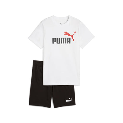 ESS 2 COLOR No. 1 Logo Tee and Shorts Set B PUMA 686298-02