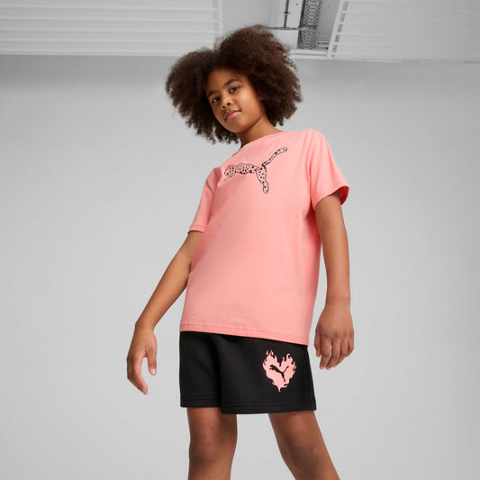 FLAMING LOVE Tee and Shorts Set G PUMA 686308-18