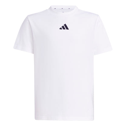 J SL TEE 160 WHITE ADIDAS JC9774 BIANCO