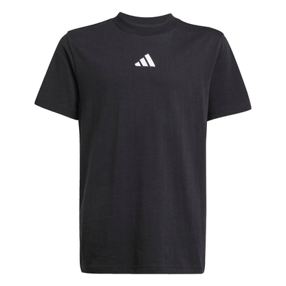 J SL TEE 160 BLACK ADIDAS JC9776 NERO