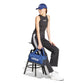W LIN SJ TK BLACK/ ADIDAS JC5798 CANOTTA NERO