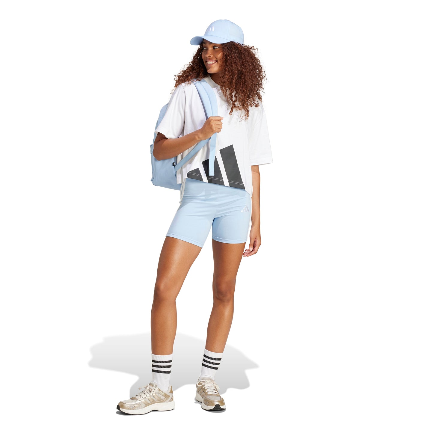 W BL SJ BF T WHITE ADIDAS JG8737 T SHIRT BIANCO