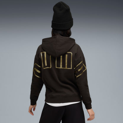 MAXIMAL METALLIC Comfort Hoodie FL PUMA 634461-01