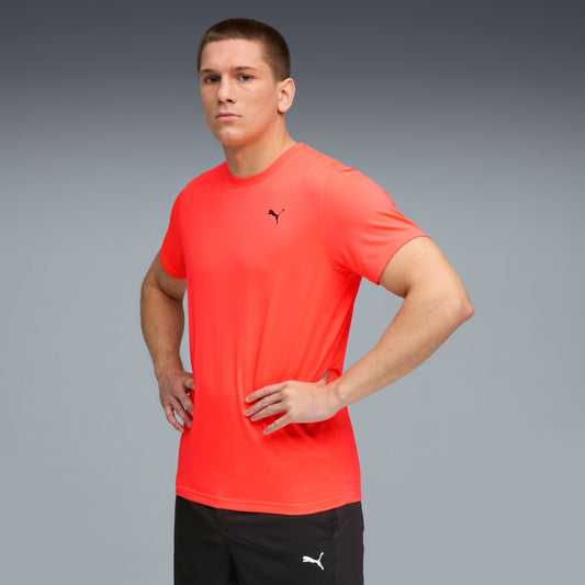 M TAD ESSENTIALS SOLID CAT TEE (LC small cat) PUMA 525908-23 rosso