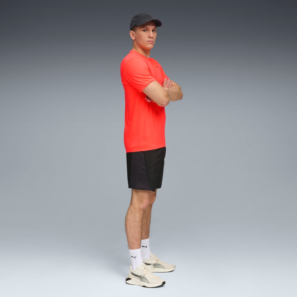 M TAD ESSENTIALS SOLID CAT TEE (LC small cat) PUMA 525908-23 rosso