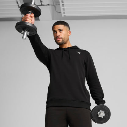 M TAD ESSENTIALS French Terry Hoodie PUMA 525918-01 nero