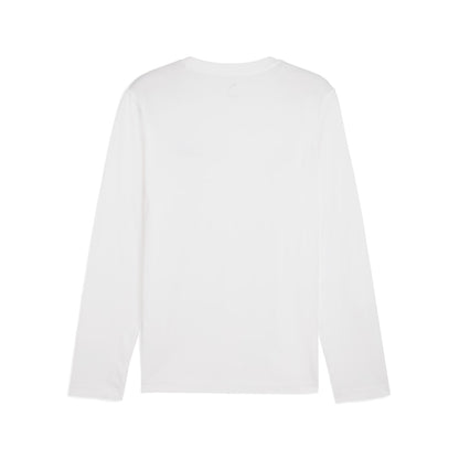 ESS No. 1 Logo Longsleeve Tee PUMA 682546-02 bianco