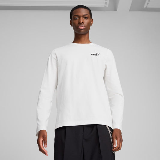 ESS No. 1 Logo Longsleeve Tee PUMA 682546-02 bianco