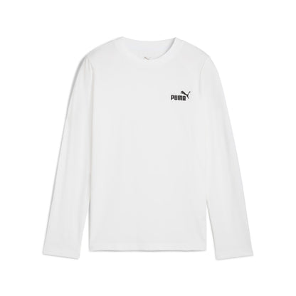ESS No. 1 Logo Longsleeve Tee B PUMA 690726-02 bianco