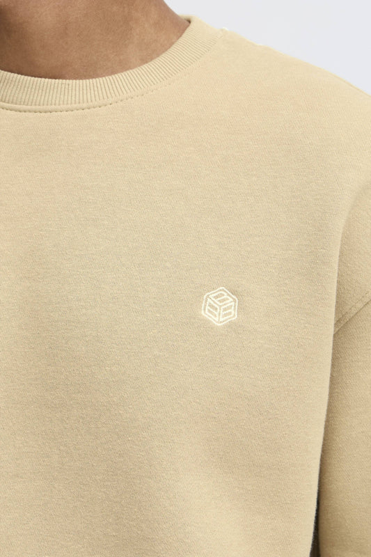 Felpa Blend He BHJUE Sweat - Beige/Crema - 20718487-161315