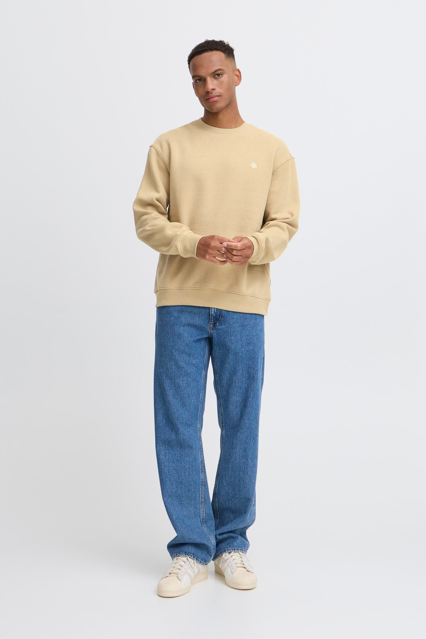 Felpa Blend He BHJUE Sweat - Beige/Crema - 20718487-161315