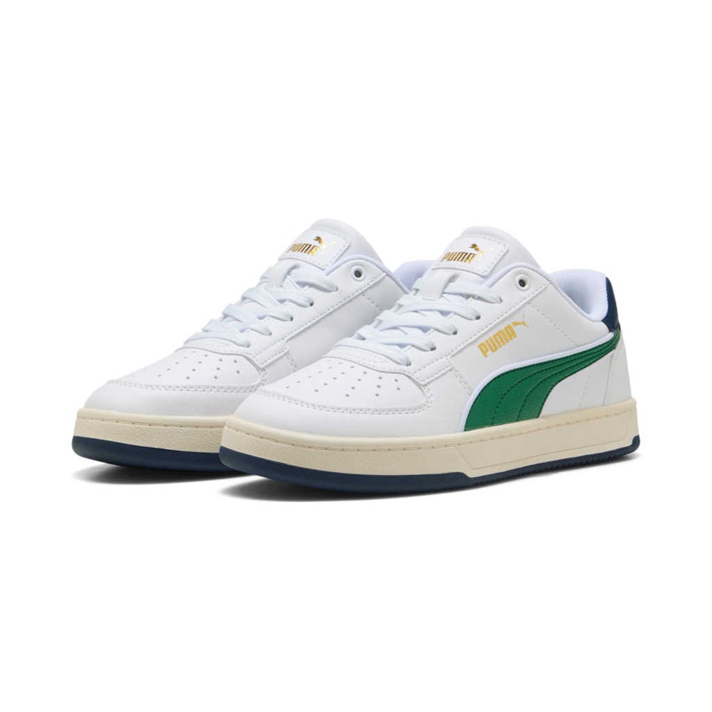 Scarpe puma caven 2.0 retro jr - 403203-02 bianco verde
