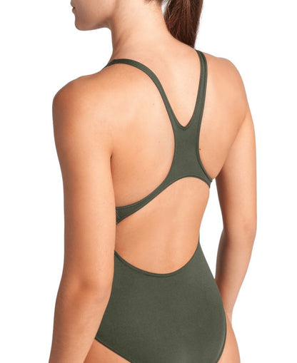 WOMEN'S TEAM SWIMSUIT SWIM PRO SOLID arena 004760-660 VERDE