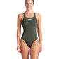 WOMEN'S TEAM SWIMSUIT SWIM PRO SOLID arena 004760-660 VERDE