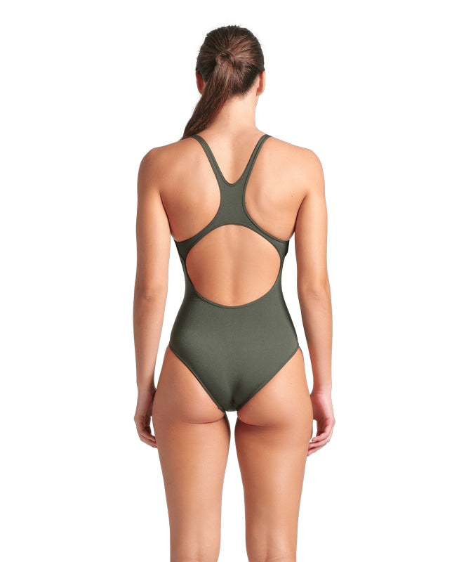 WOMEN'S TEAM SWIMSUIT SWIM PRO SOLID arena 004760-660 VERDE
