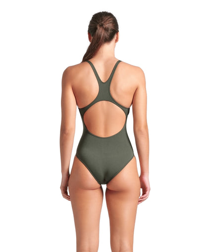 WOMEN'S TEAM SWIMSUIT SWIM PRO SOLID arena 004760-660 VERDE