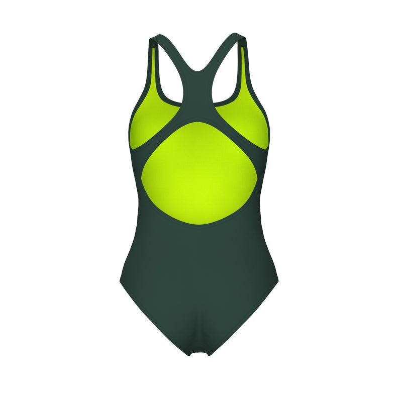WOMEN'S TEAM SWIMSUIT SWIM PRO SOLID arena 004760-660 VERDE