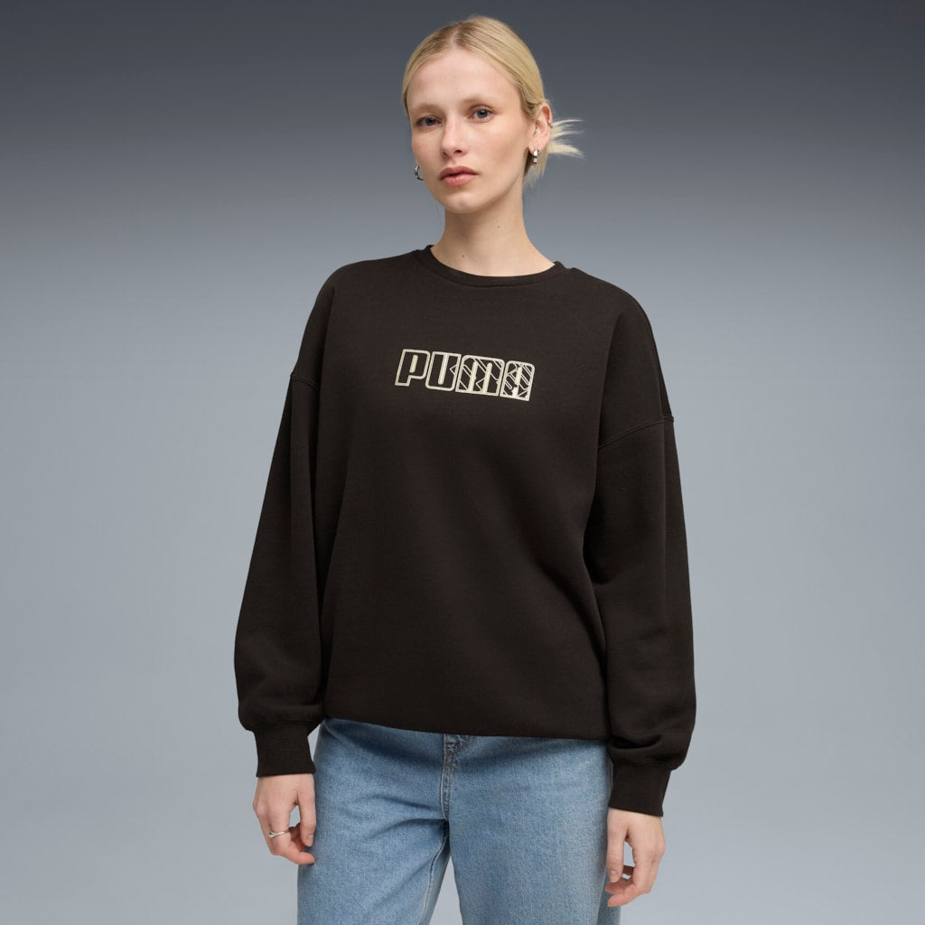 MAXIMAL METALLIC Oversized Crew FL PUMA 634462-01