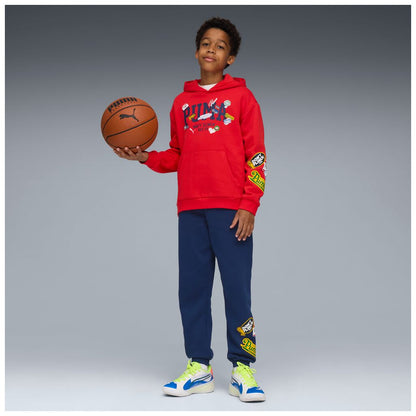 Felpa BASKETBALL Hoodie FL B PUMA 688980-11 rossa
