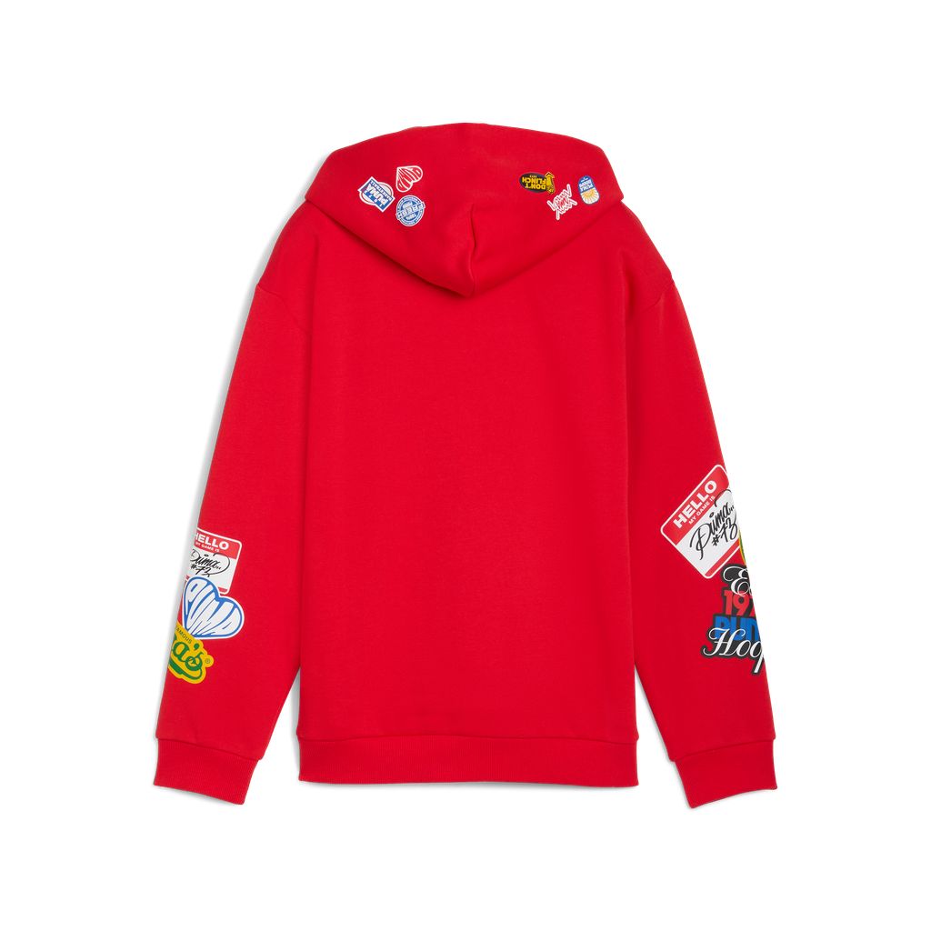 Felpa BASKETBALL Hoodie FL B PUMA 688980-11 rossa