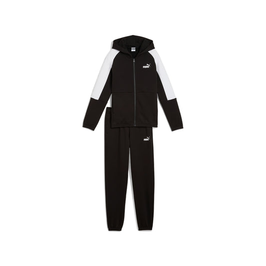ESS BLOCK Hooded Full-Zip Sweat Suit FL B PUMA 689724-01