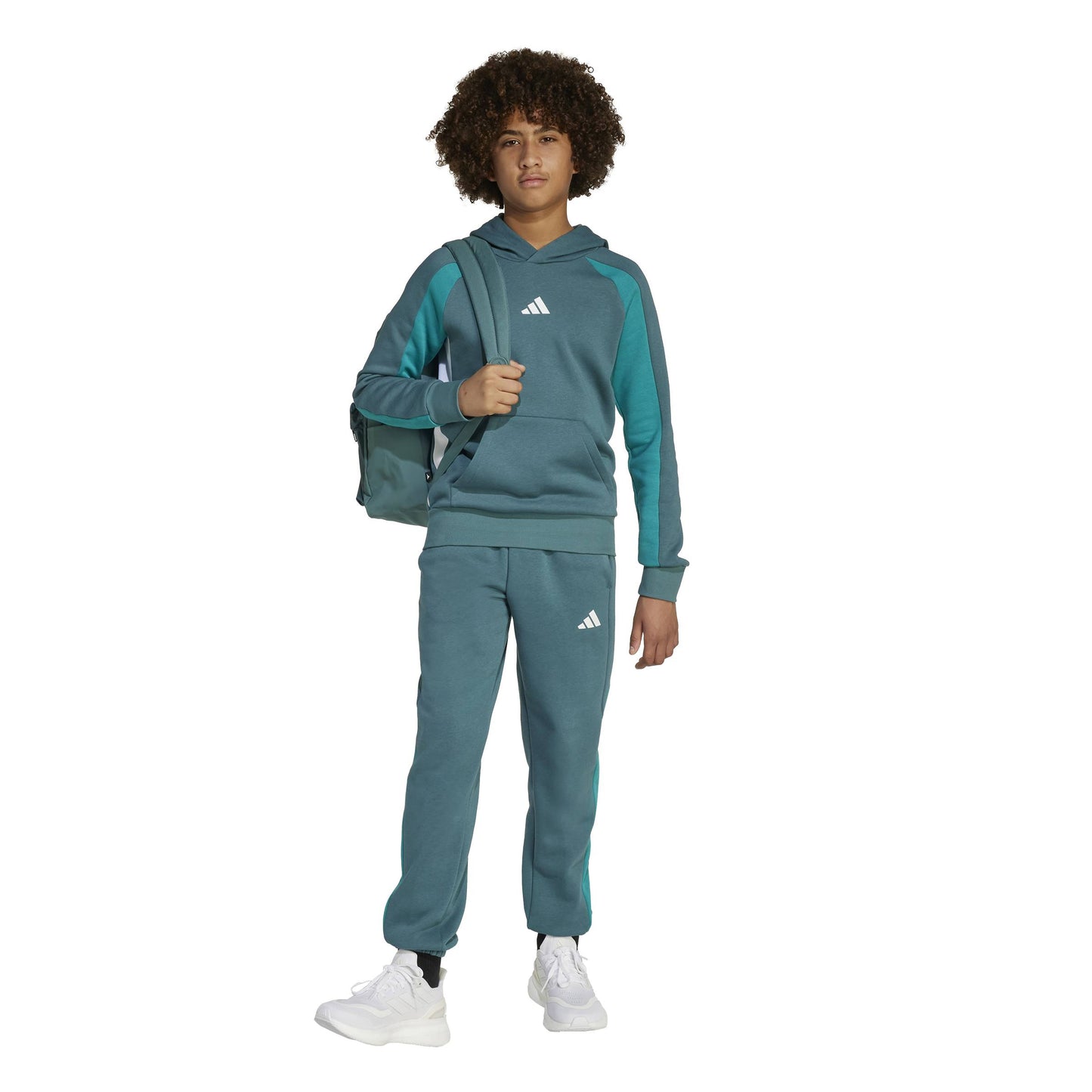 FELPA CAPPUCCIO J CB FL HD PRETEA/ ADIDAS JW2490