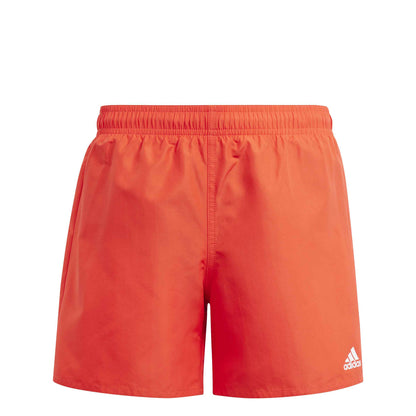 PANTALONCINI ROSSI YB BOS SHORTS BRIRED/WHITE ADIDAS IR5690