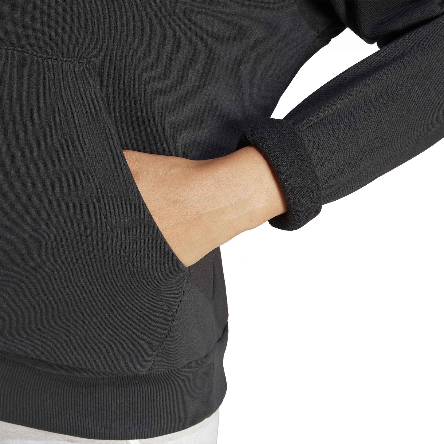 FELPA W SL FT HD BLACK/W ADIDAS JD7989