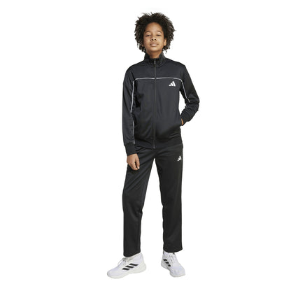 Tuta Sportiva Adidas Bambino Colour Pop Tricot Nero/Bianco JL7479