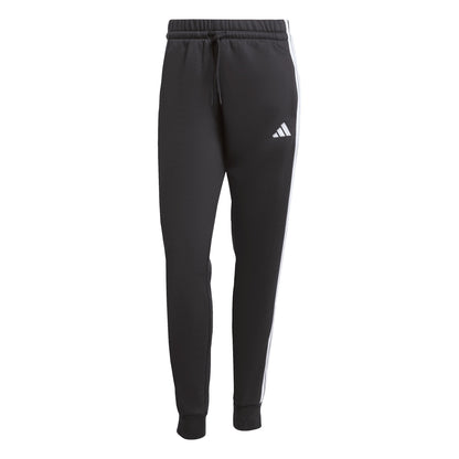 Pantaloni Adidas Donna Essentials 3-Stripes Fleece Slim Nero JX2543