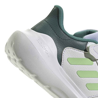 Scarpe Running Adidas Tensaur Run 3.0 EL Bambino Bianco/verde Grigio JR6081
