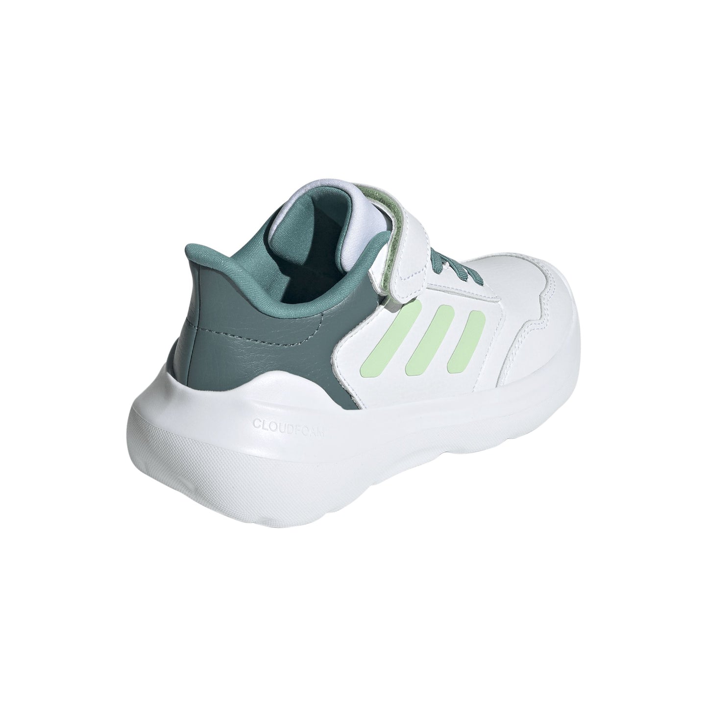 Scarpe Running Adidas Tensaur Run 3.0 EL Bambino Bianco/verde Grigio JR6081