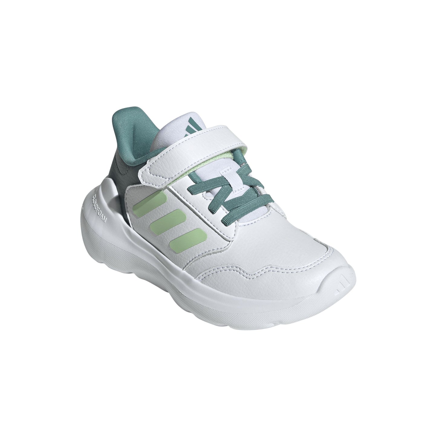 Scarpe Running Adidas Tensaur Run 3.0 EL Bambino Bianco/verde Grigio JR6081