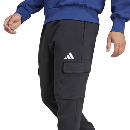 Pantaloni Joggers Adidas Uomo Essentials Feelcozy Nero JE3865