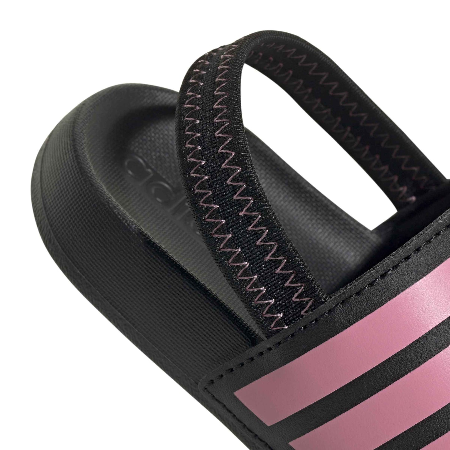 Ciabatte Adidas Adilette Estrap Infant Nero/Rosa JR5325