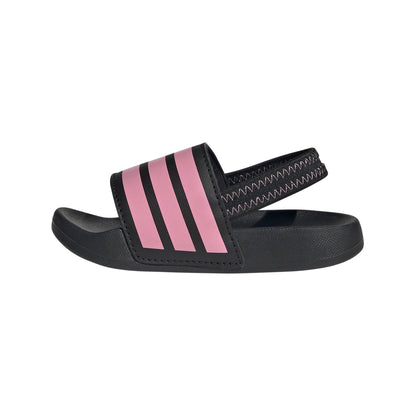 Ciabatte Adidas Adilette Estrap Infant Nero/Rosa JR5325