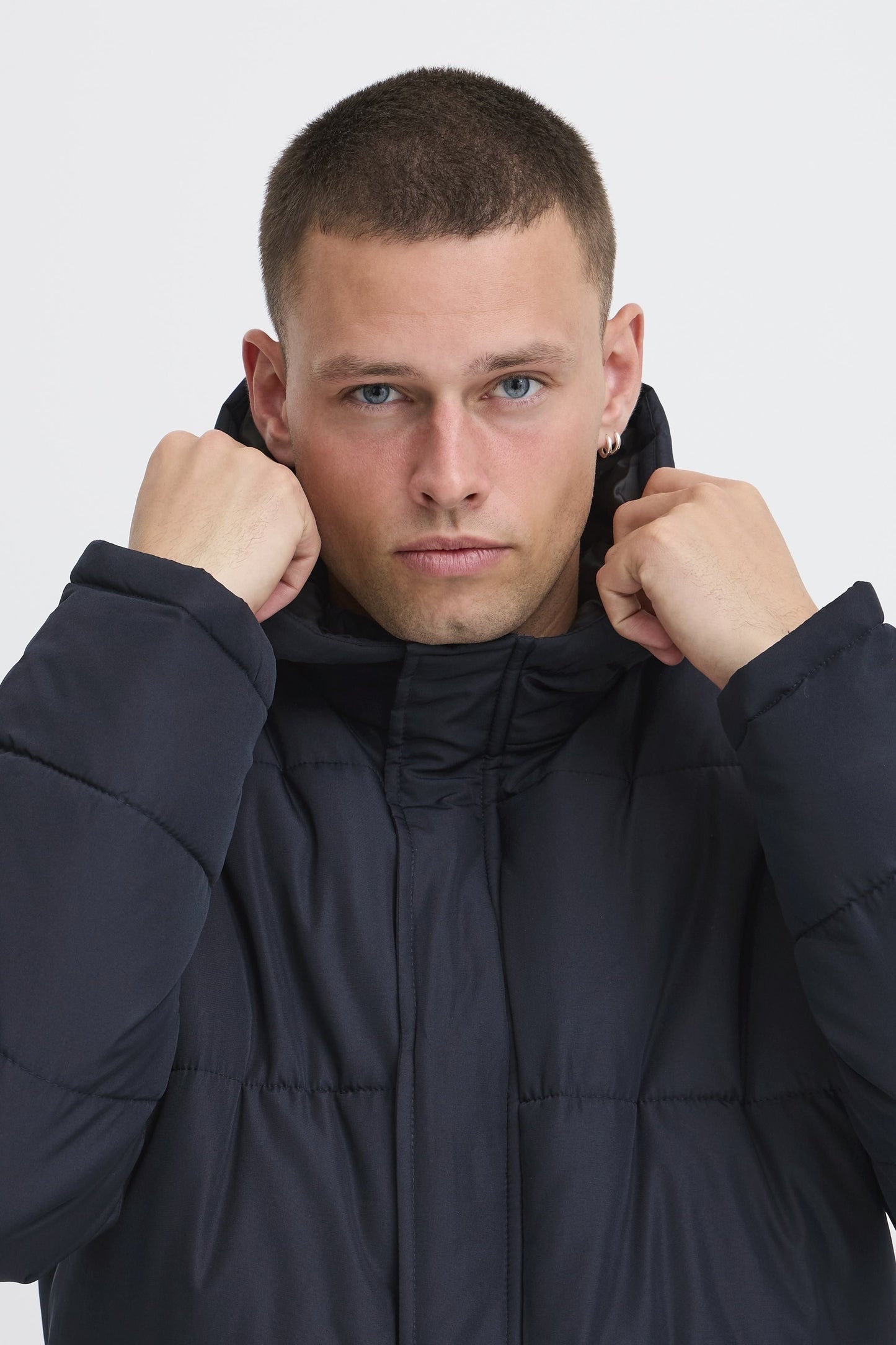 Parka Blend He BHELWIN Jacket Uomo Nero 20718467-194011