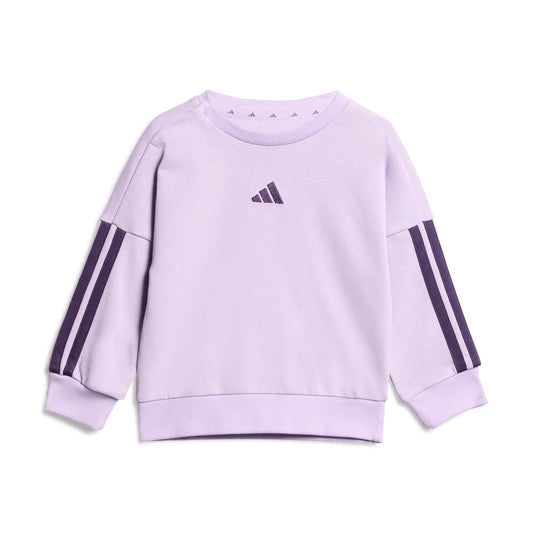 Tuta Infant Adidas Essentials 3-Stripes French Terry Viola JV9854