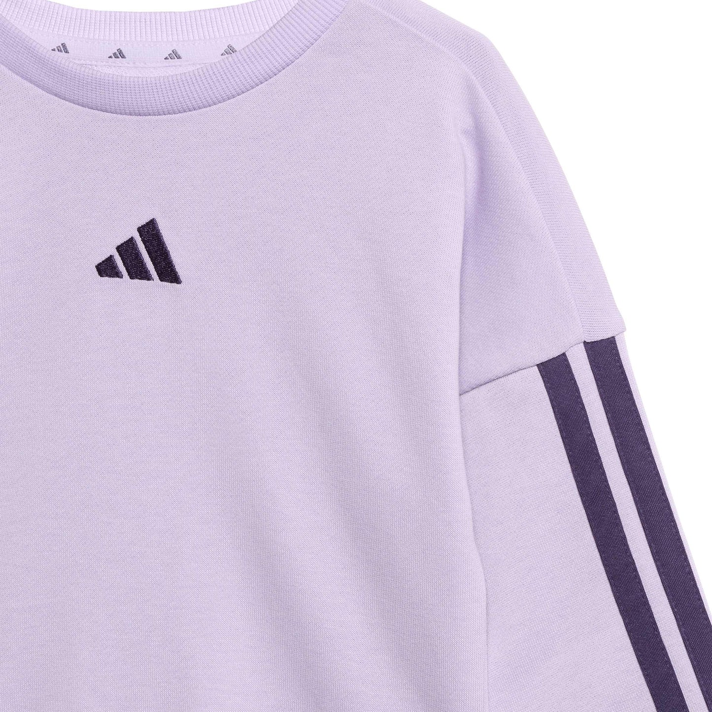 Tuta Infant Adidas Essentials 3-Stripes French Terry Viola JV9854