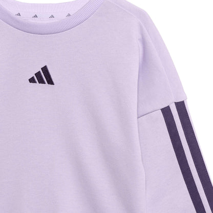 Tuta Infant Adidas Essentials 3-Stripes French Terry Viola JV9854