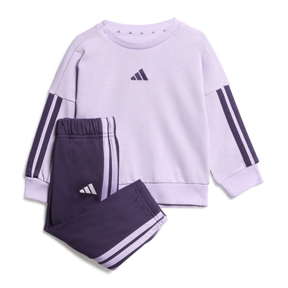 Tuta Infant Adidas Essentials 3-Stripes French Terry Viola JV9854
