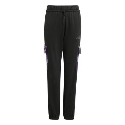 Pantaloni Cargo Adidas 3-Stripes Camo Junior Nero JW2472