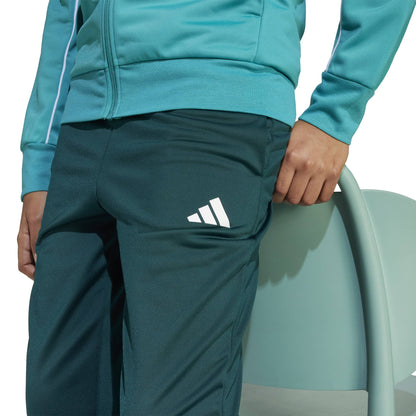 Tuta Adidas J CP TR TS Bambino Pure Teal/White JX0206