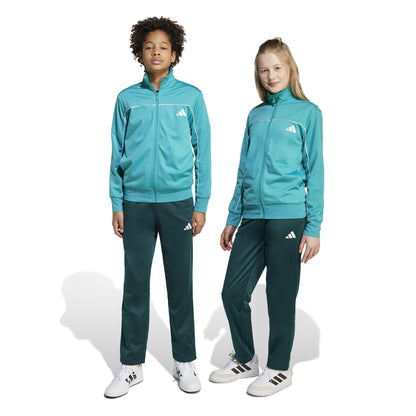 Tuta Adidas J CP TR TS Bambino Pure Teal/White JX0206