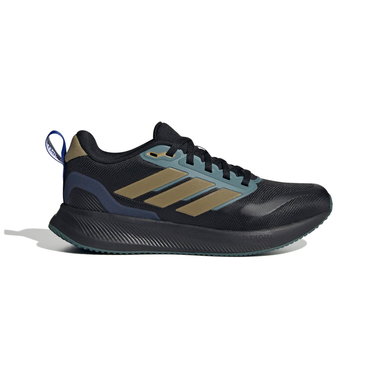 Scarpe Running Adidas Runfalcon 5 Junior Nero/Khaki JQ5690