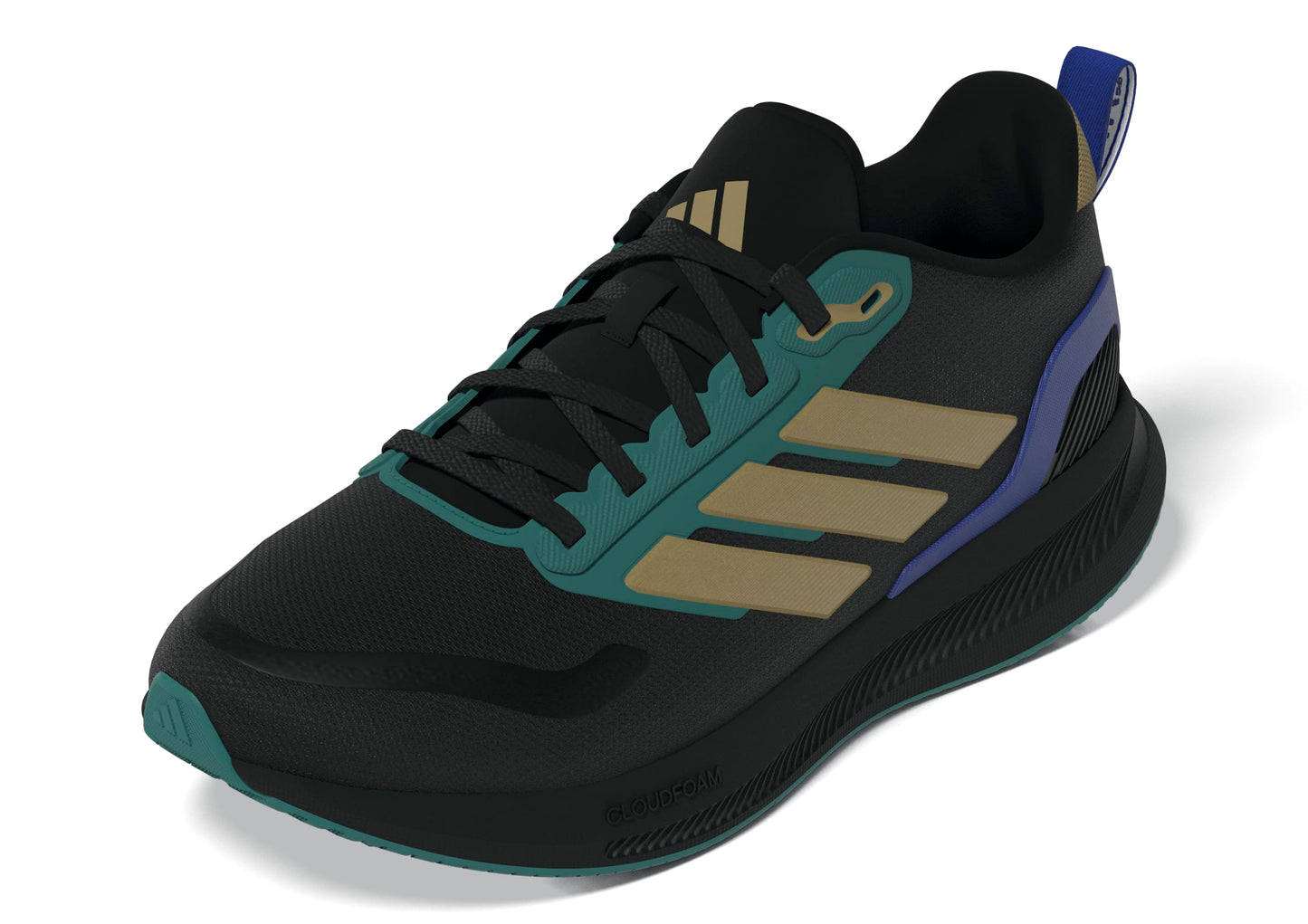 Scarpe Running Adidas Runfalcon 5 Junior Nero/Khaki JQ5690