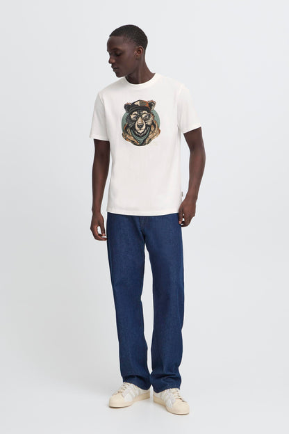 T-Shirt Blend He BHKIAM Tee Uomo Bianco 20718603-110602