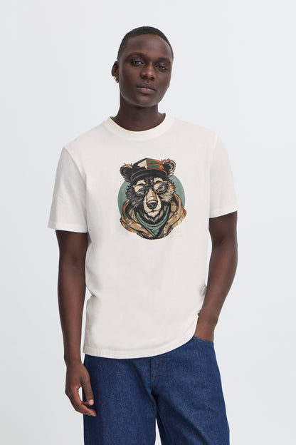 T-Shirt Blend He BHKIAM Tee Uomo Bianco 20718603-110602