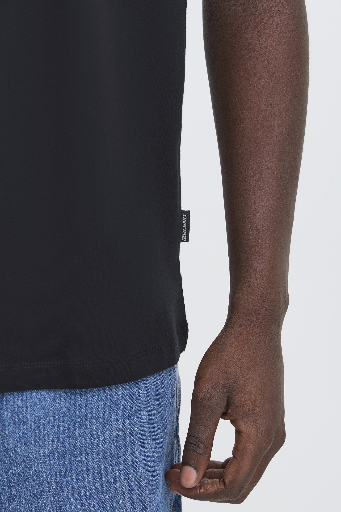 T-Shirt Blend He BHJUMA Tee Uomo Nero 20718462-194007