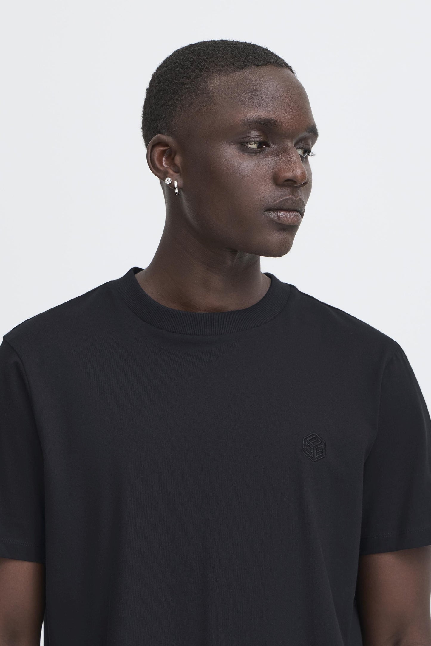 T-Shirt Blend He BHJUMA Tee Uomo Nero 20718462-194007